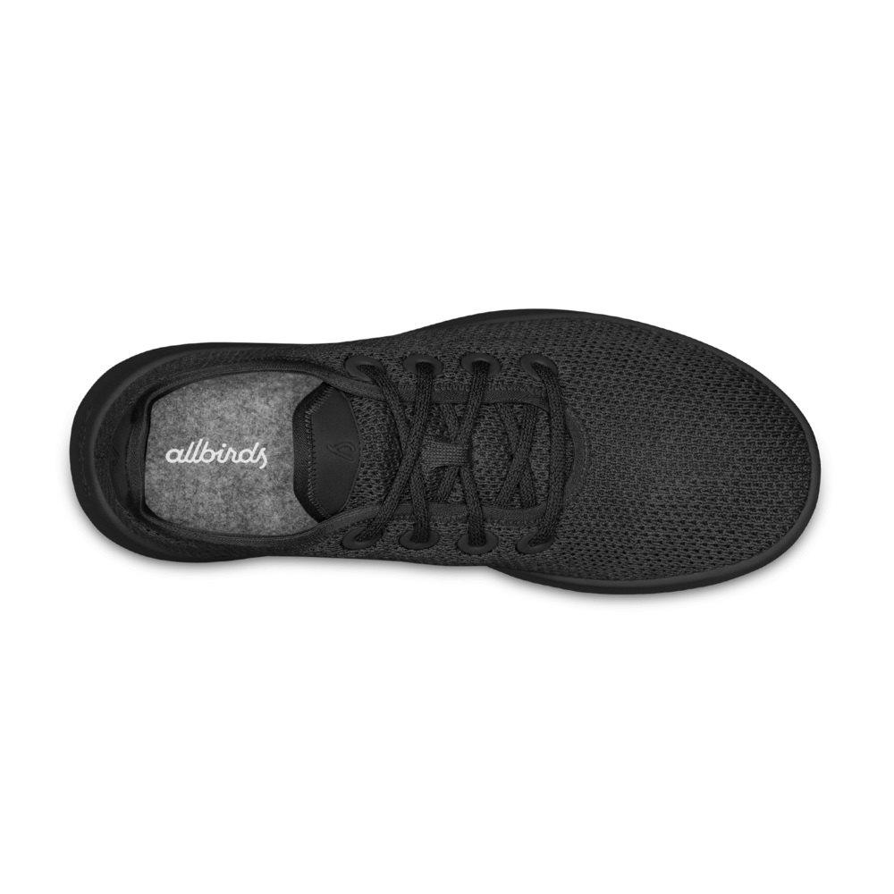 Allbirds Women\'s Tree Runners - Sneakers Black - HRW876403